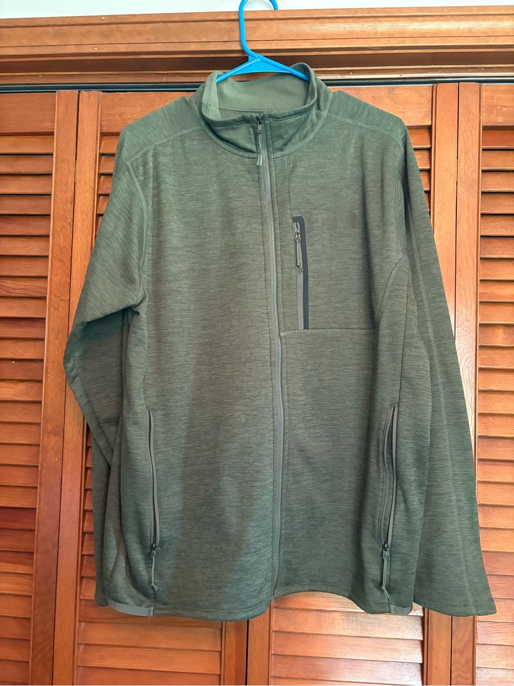 The North Face Men's Olive Full-Zip Performance Jacket